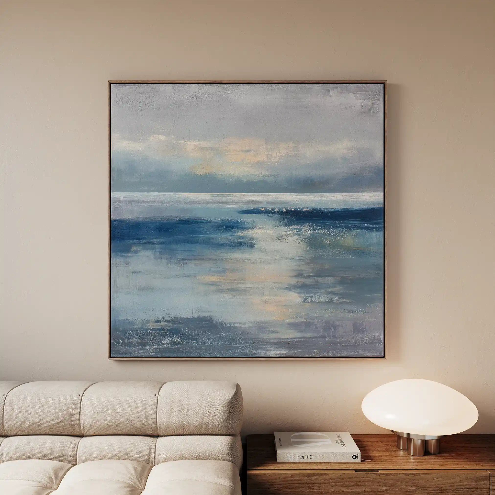 Abstract 873 Canvas Art 60 x 60 cm / Black