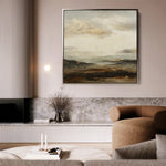 Abstract 874 Canvas Art 60 x 60 cm / Black