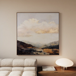 Abstract 875 Canvas Art 60 x 60 cm / Black