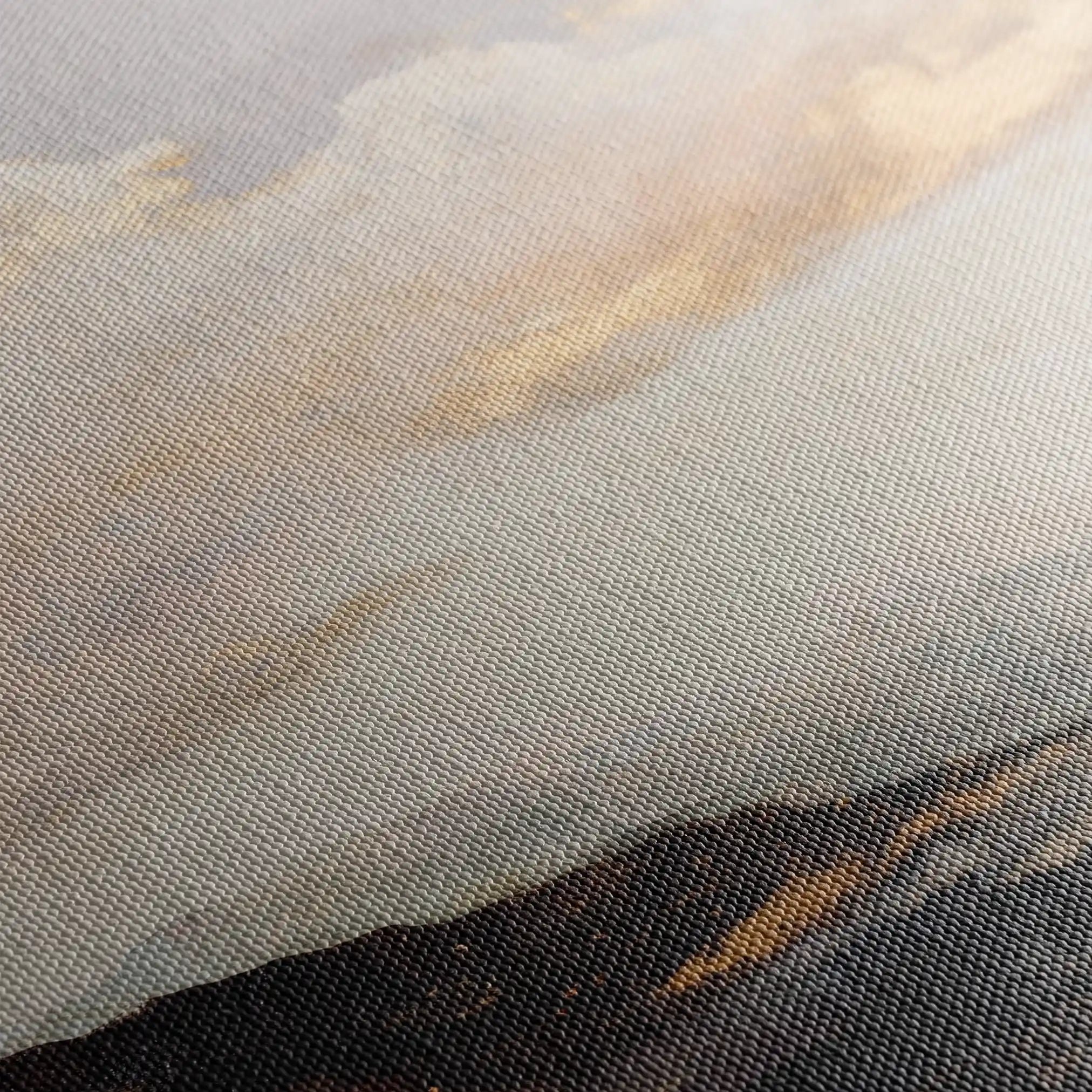 Abstract 875 Canvas Art 60 x 60 cm / Black