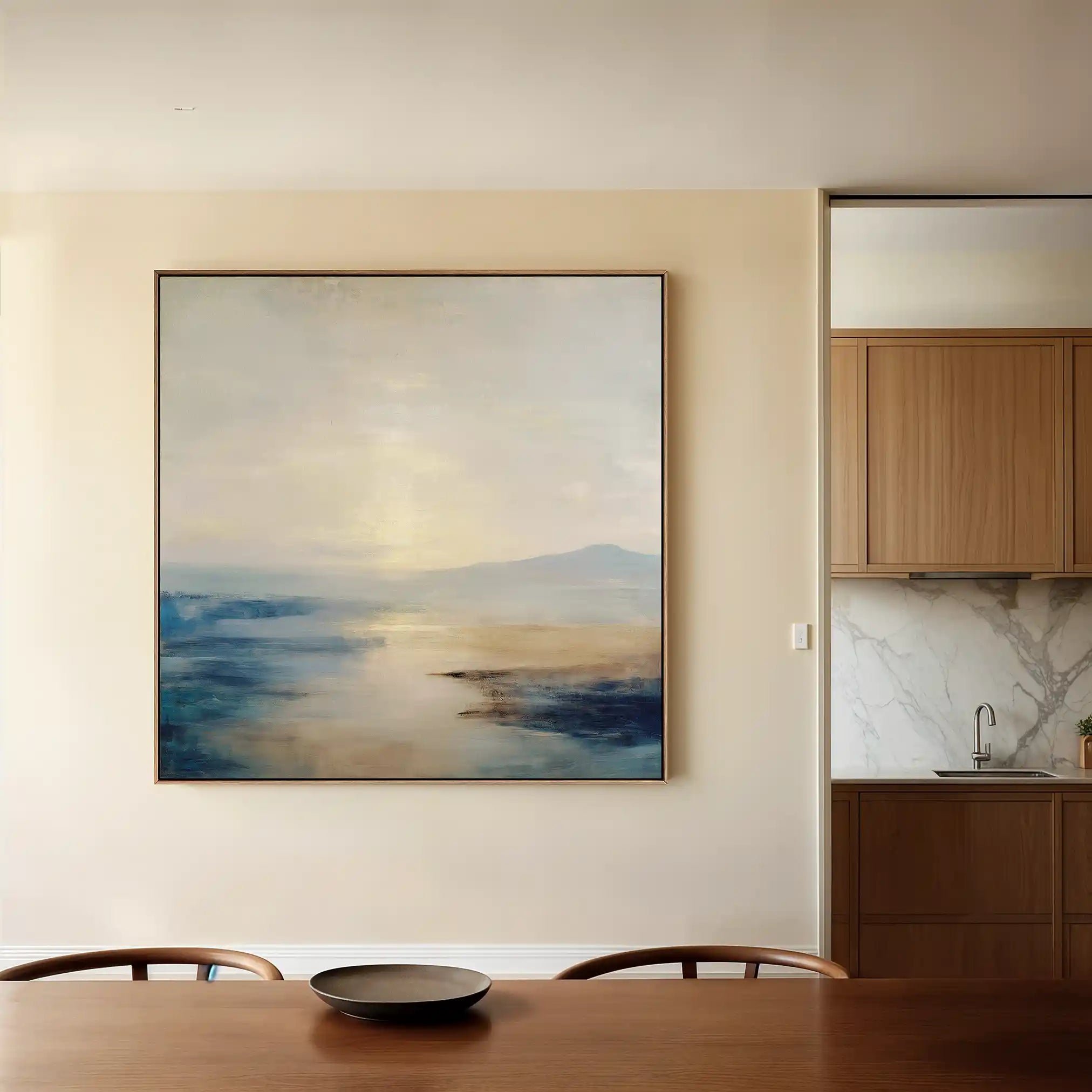 Abstract 877 Canvas Art 60 x 60 cm / Black