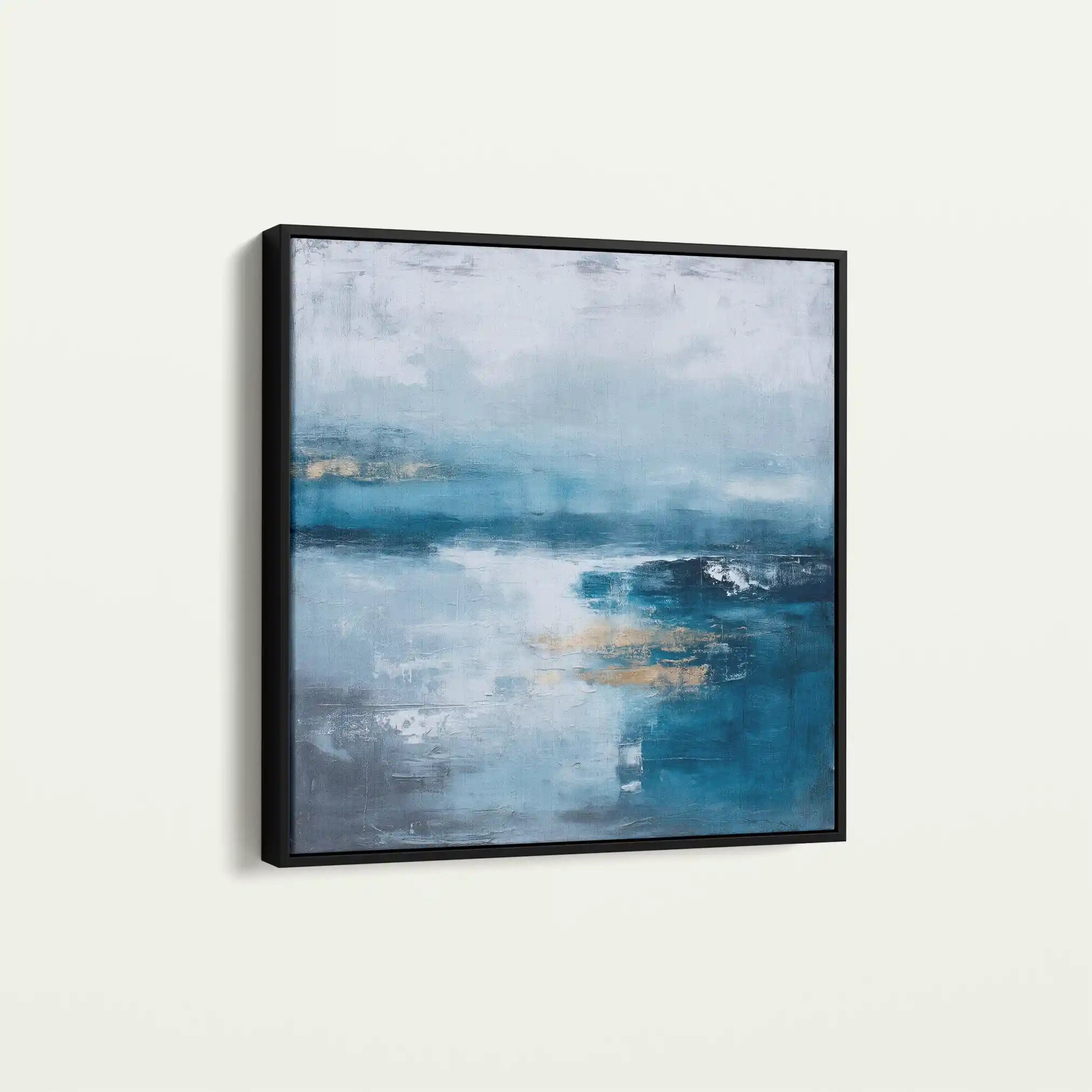 Abstract 878 Canvas Art 60 x 60 cm / Black