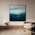 Abstract 881 Canvas Art 60 x 60 cm / Black