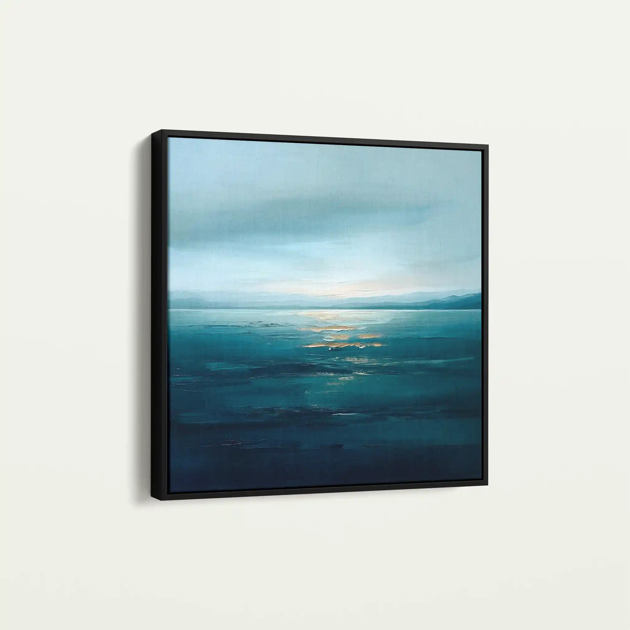 Abstract 881 Canvas Art 60 x 60 cm / Black