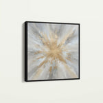 Abstract 883 Canvas Art 60 x 60 cm / Black