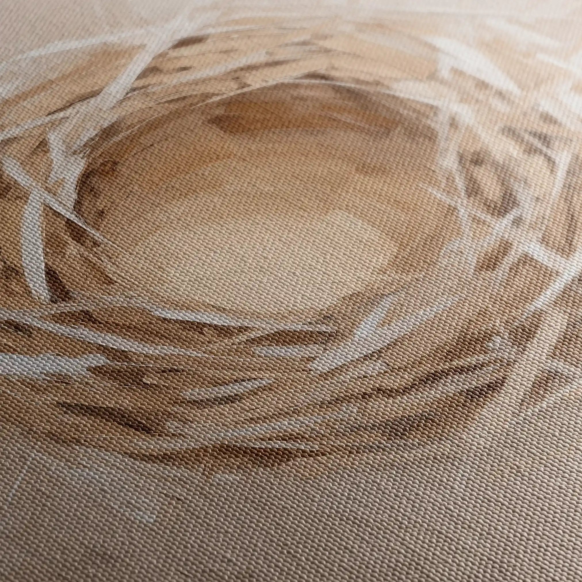 Abstract 884 Canvas Art 60 x 60 cm / Black