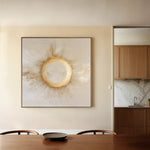 Abstract 886 Canvas Art 60 x 60 cm / Black