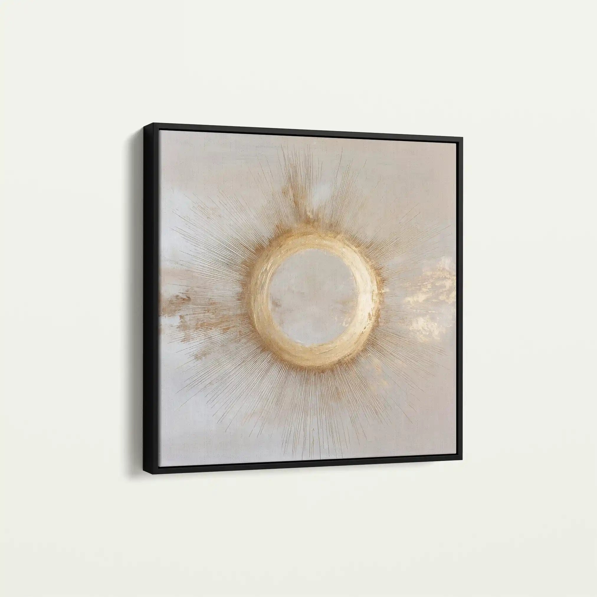 Abstract 886 Canvas Art 60 x 60 cm / Black