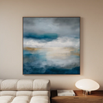 Abstract 889 Canvas Art 60 x 60 cm / Black