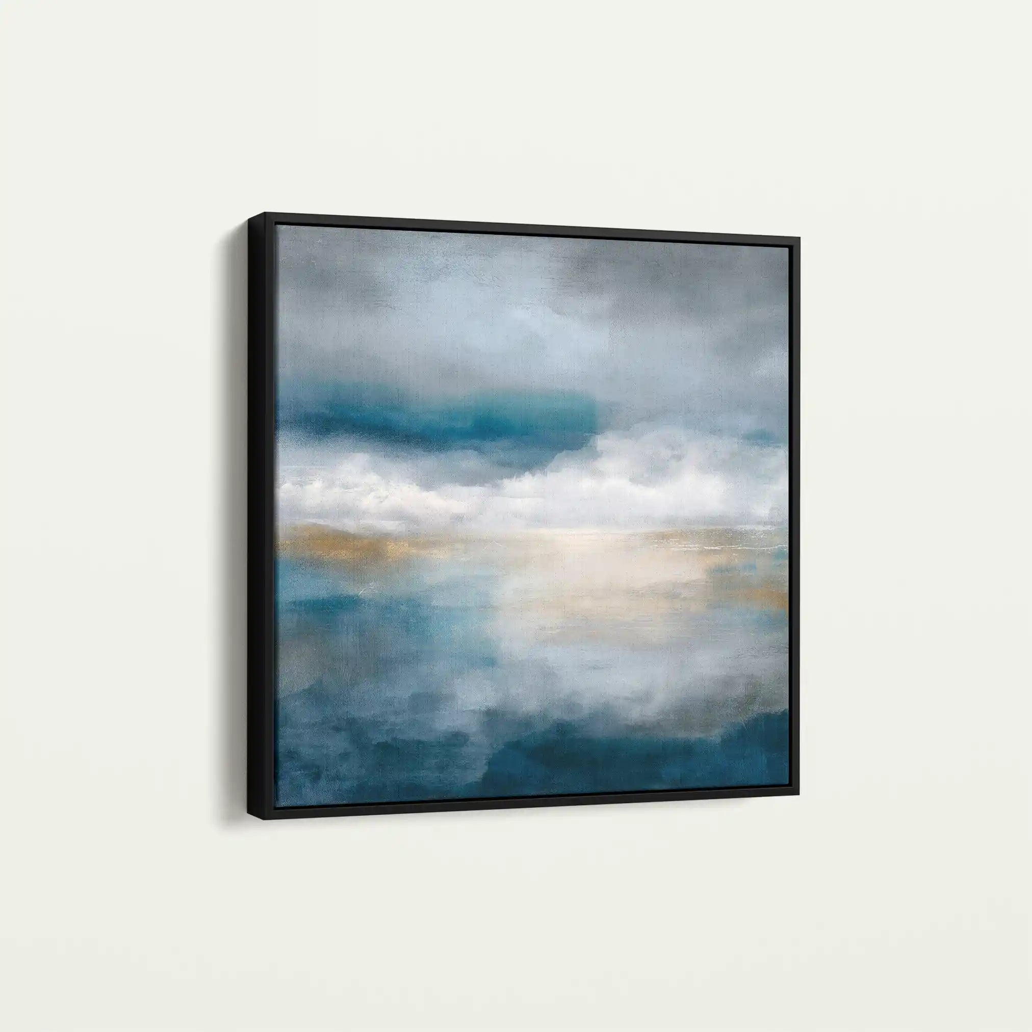 Abstract 889 Canvas Art 60 x 60 cm / Black
