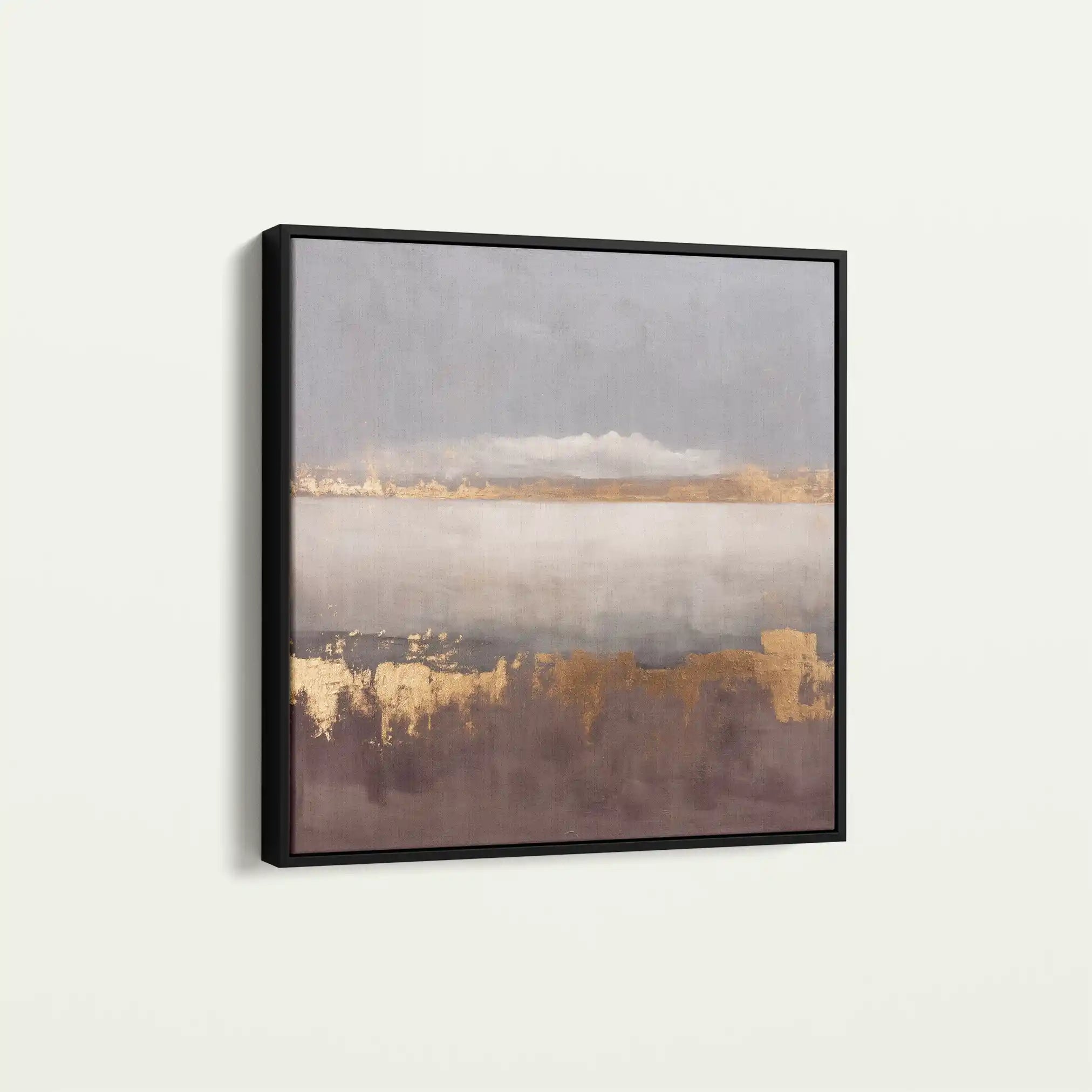 Abstract 893 Canvas Art 60 x 60 cm / Black