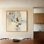Abstract 895 Canvas Art 60 x 60 cm / Black