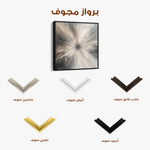 Abstract 900 Canvas Art 60 x 60 cm / Black