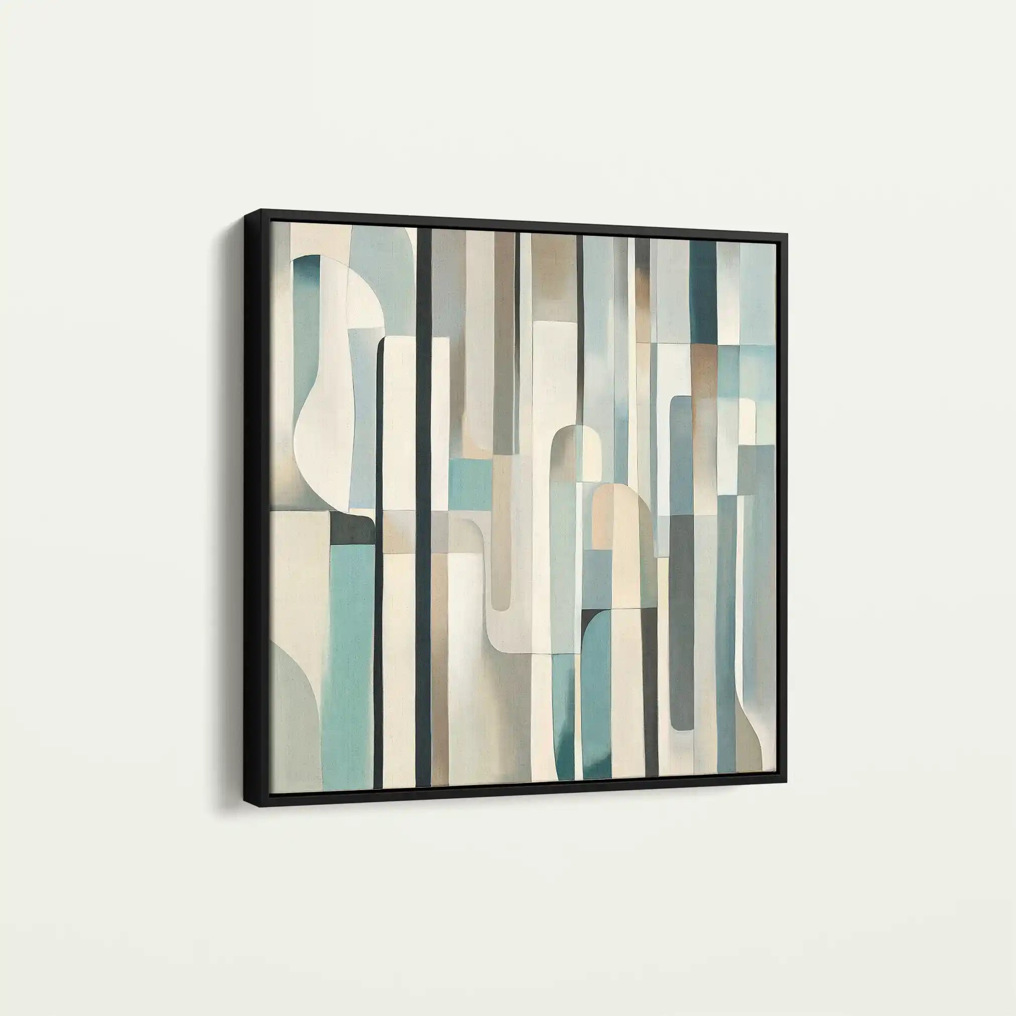 Abstract 902 Canvas Art 60 x 60 cm / Black