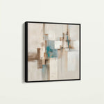 Abstract 903 Canvas Art 60 x 60 cm / Black