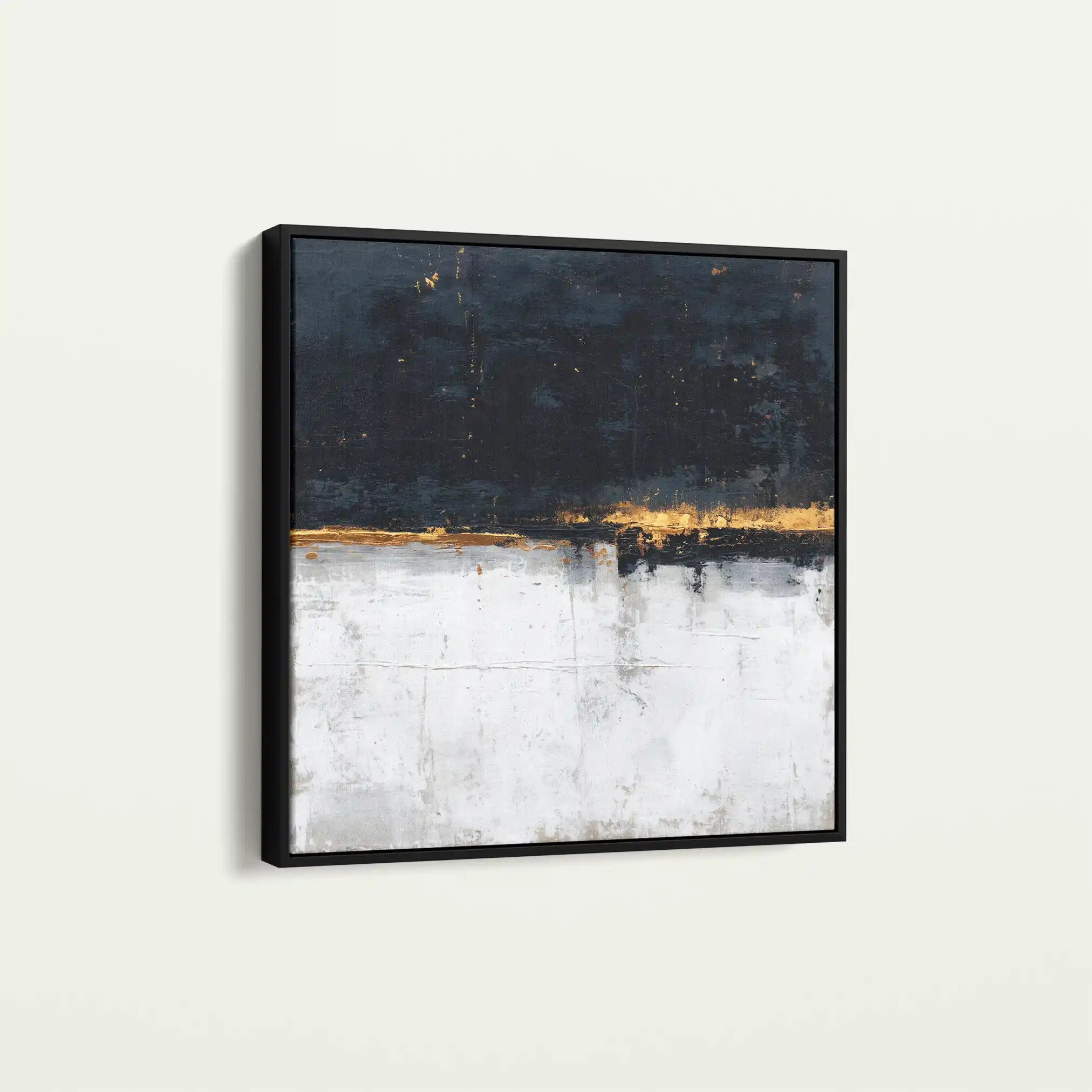 Abstract 905 Canvas Art 60 x 60 cm / Black