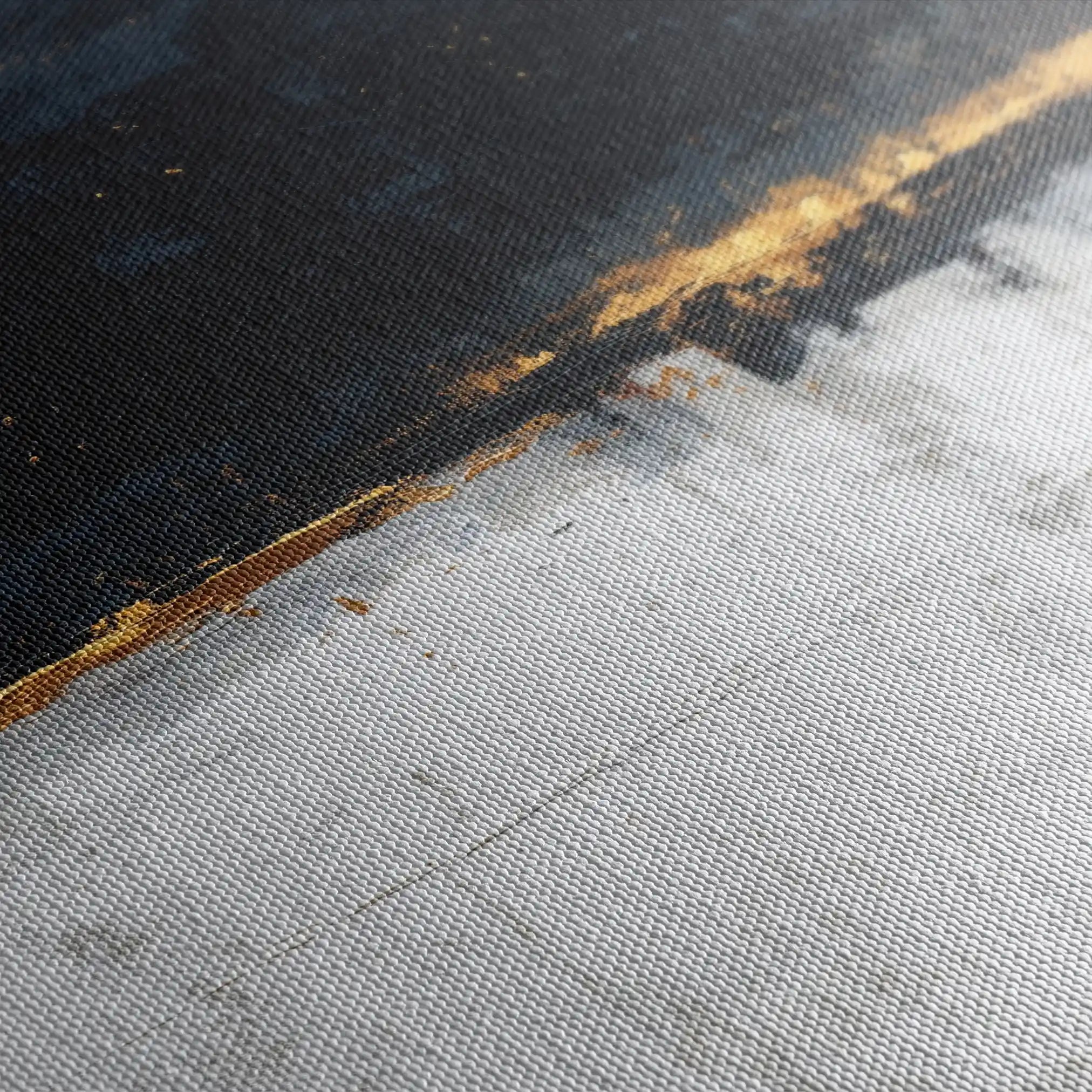 Abstract 905 Canvas Art 60 x 60 cm / Black