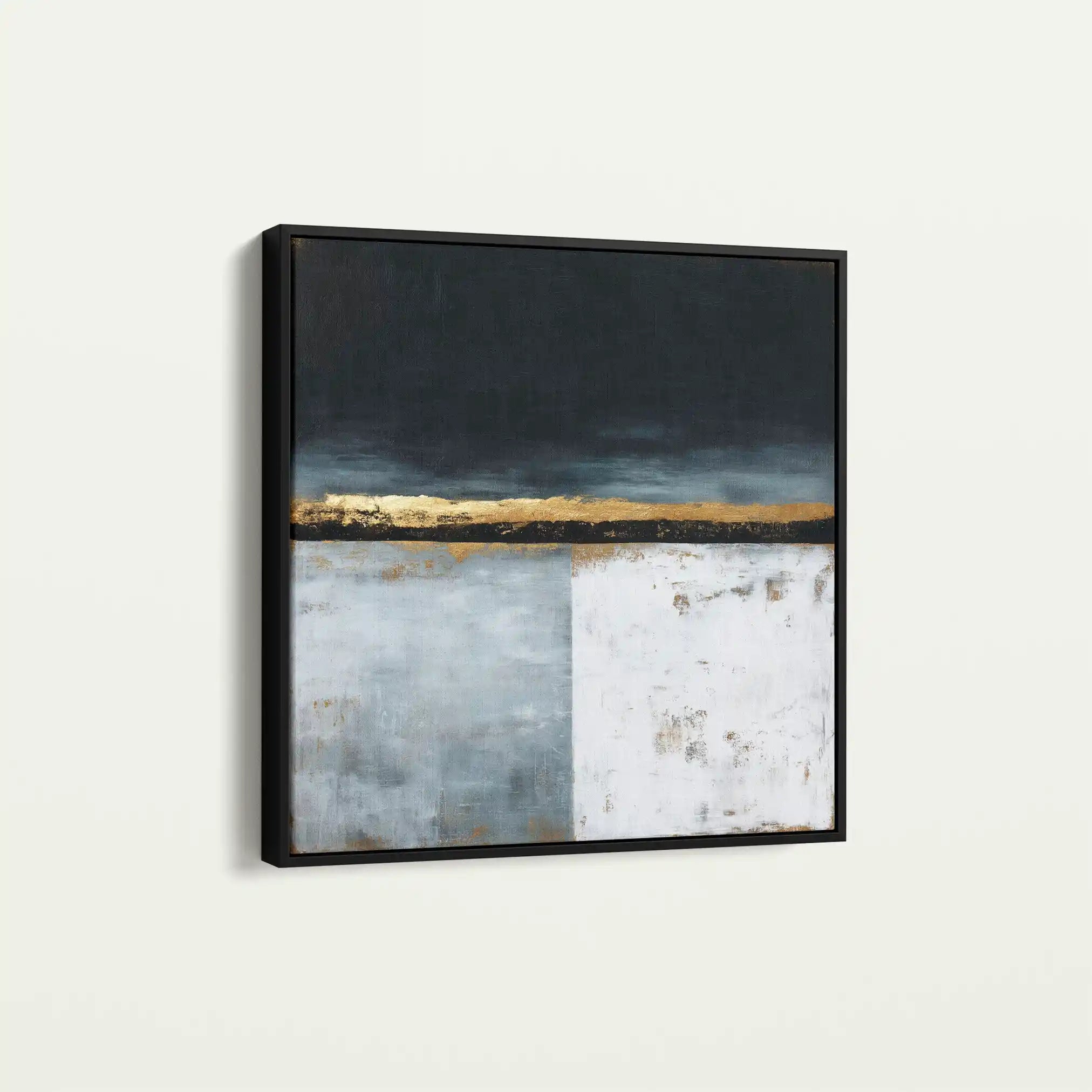 Abstract 907 Canvas Art 60 x 60 cm / Black