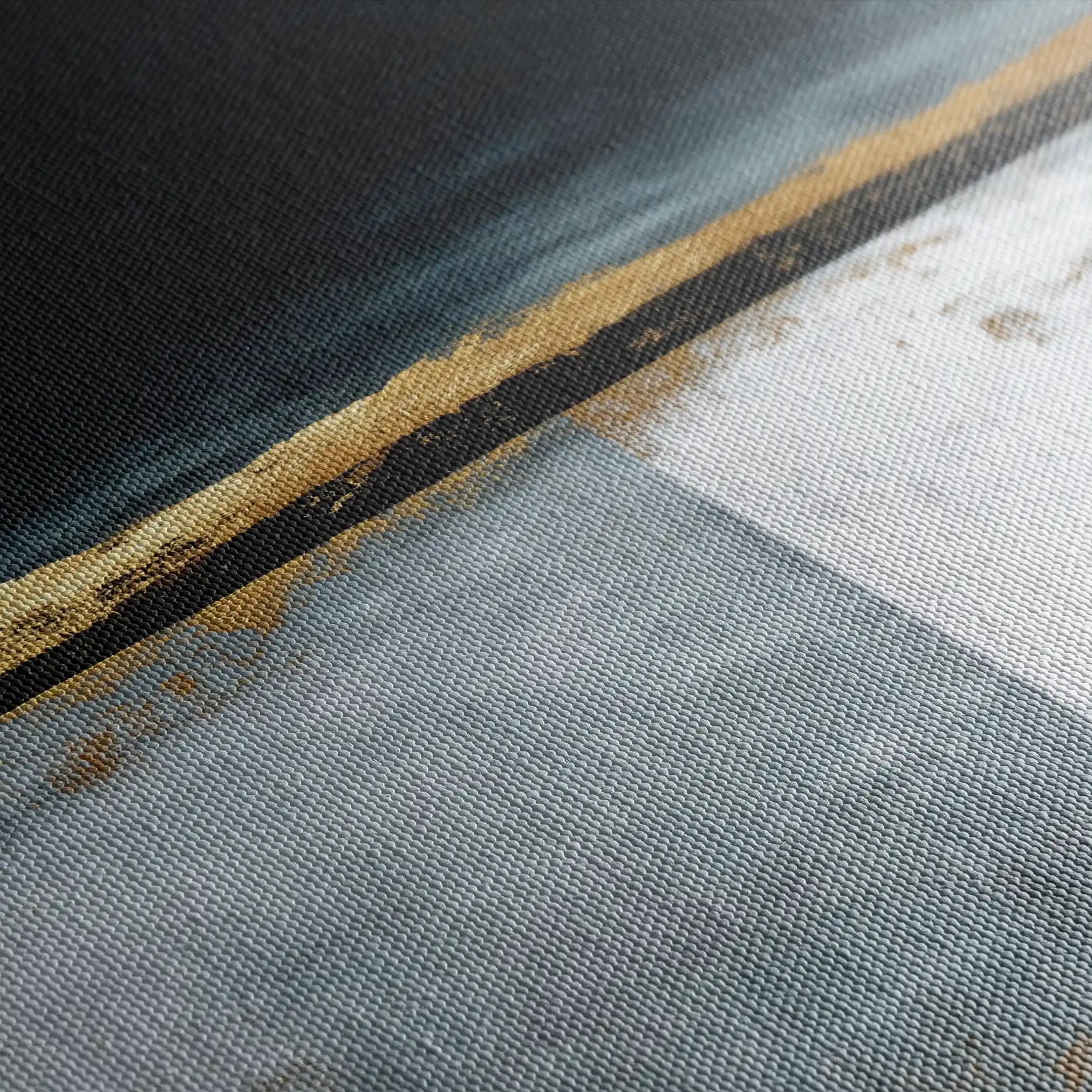 Abstract 907 Canvas Art 60 x 60 cm / Black