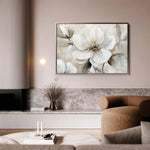 Floral 907 Canvas Art 60 x 40 cm / Black
