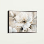 Floral 907 Canvas Art 60 x 40 cm / Black