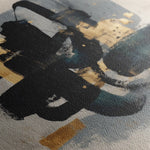 Abstract 908 Canvas Art 60 x 60 cm / Black