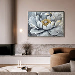 Floral 911 Canvas Art 60 x 40 cm / Black