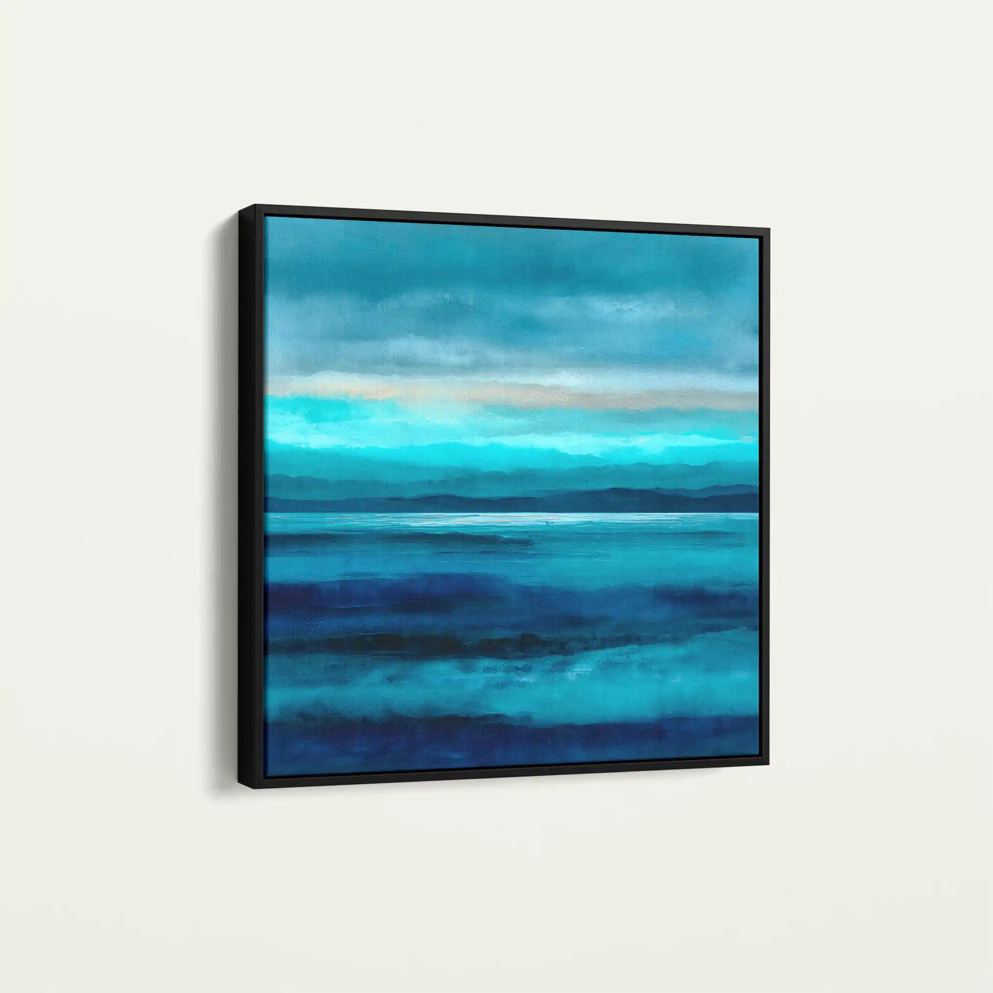 Abstract 912 Canvas Art 60 x 60 cm / Black