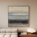 Abstract 915 Canvas Art 60 x 60 cm / Black