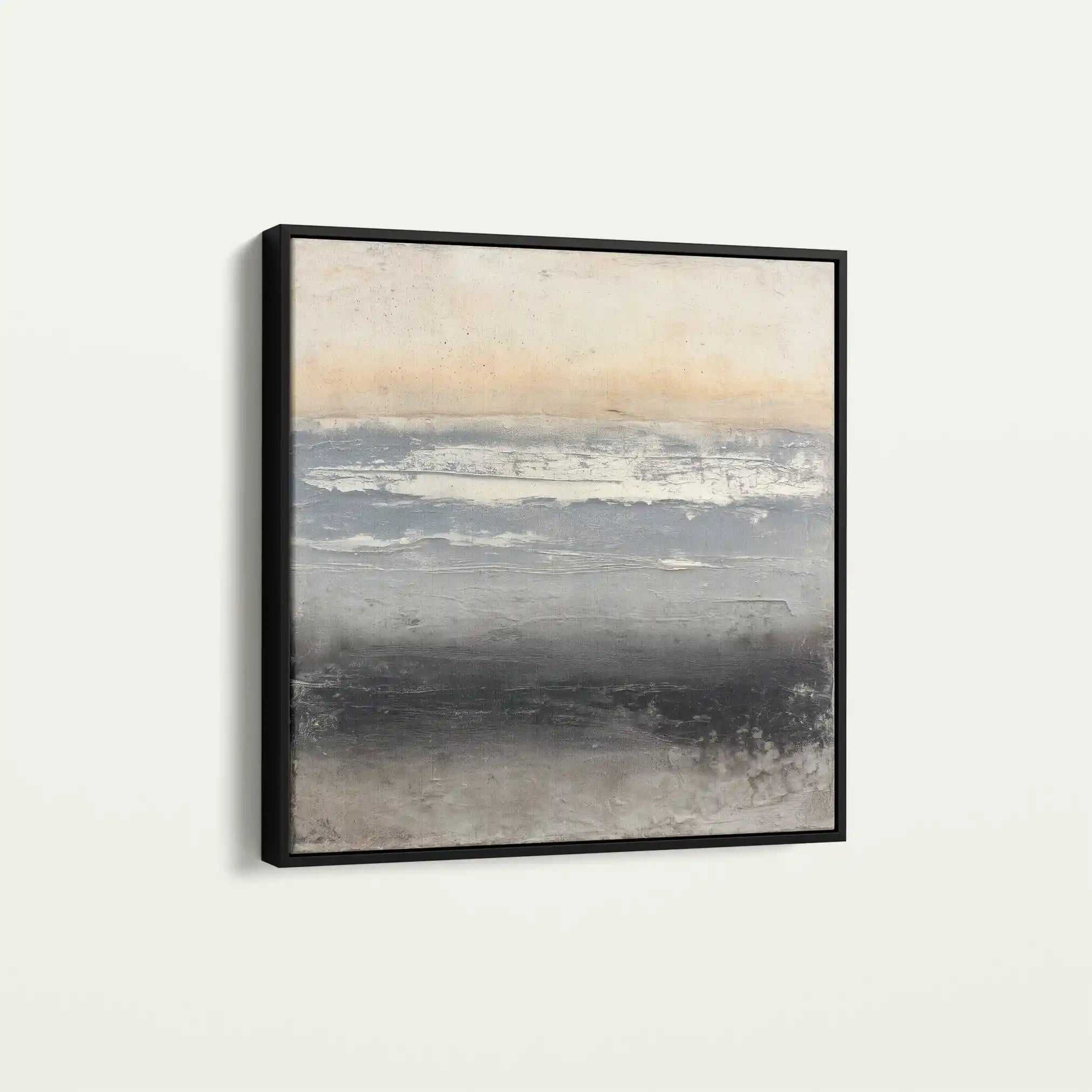 Abstract 915 Canvas Art 60 x 60 cm / Black