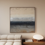 Abstract 916 Canvas Art 60 x 60 cm / Black