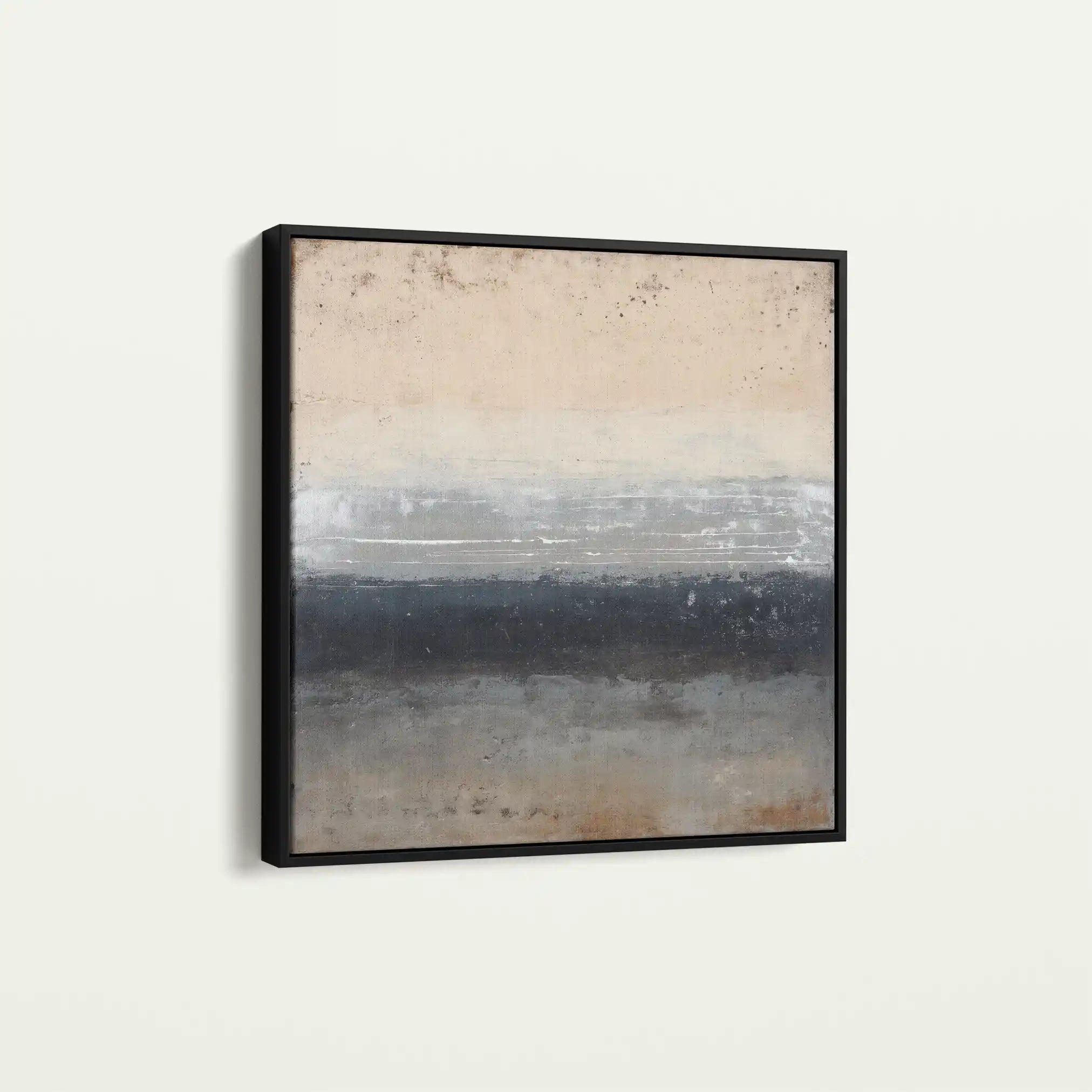 Abstract 916 Canvas Art 60 x 60 cm / Black