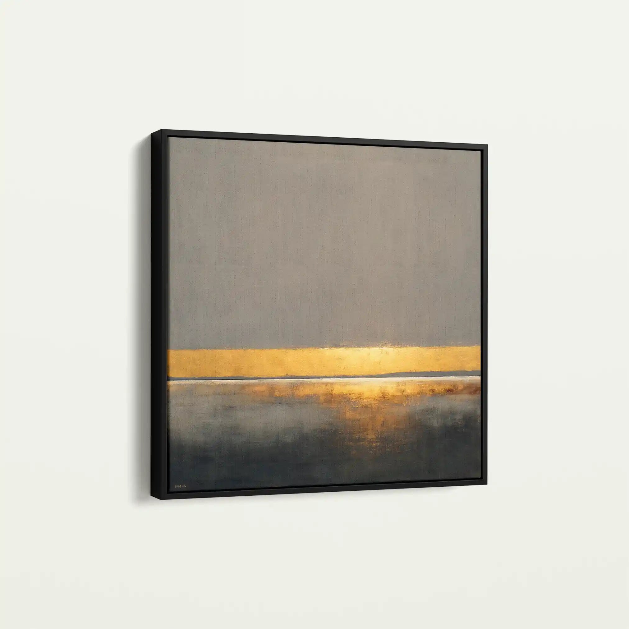 Abstract 917 Canvas Art 60 x 60 cm / Black