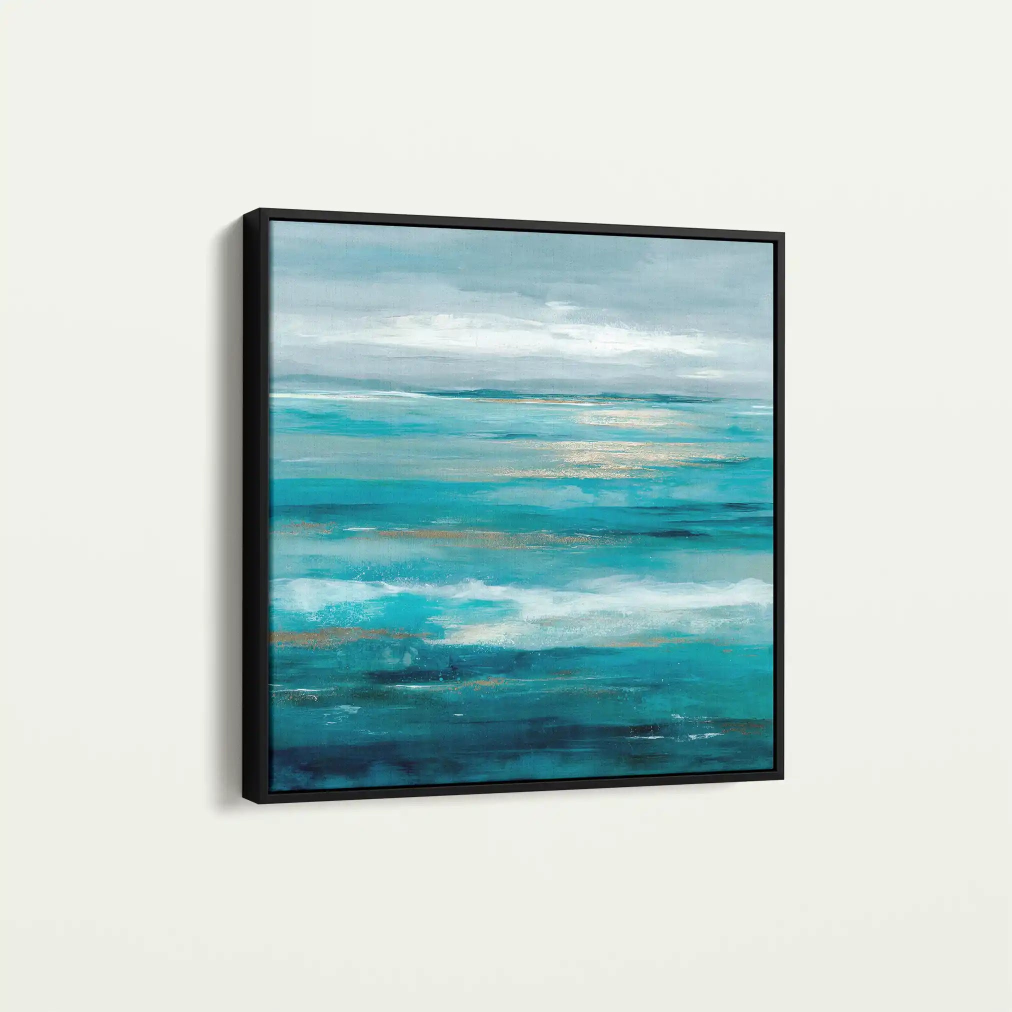 Abstract 918 Canvas Art 60 x 60 cm / Black