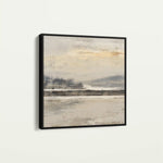 Abstract 922 Canvas Art 60 x 60 cm / Black