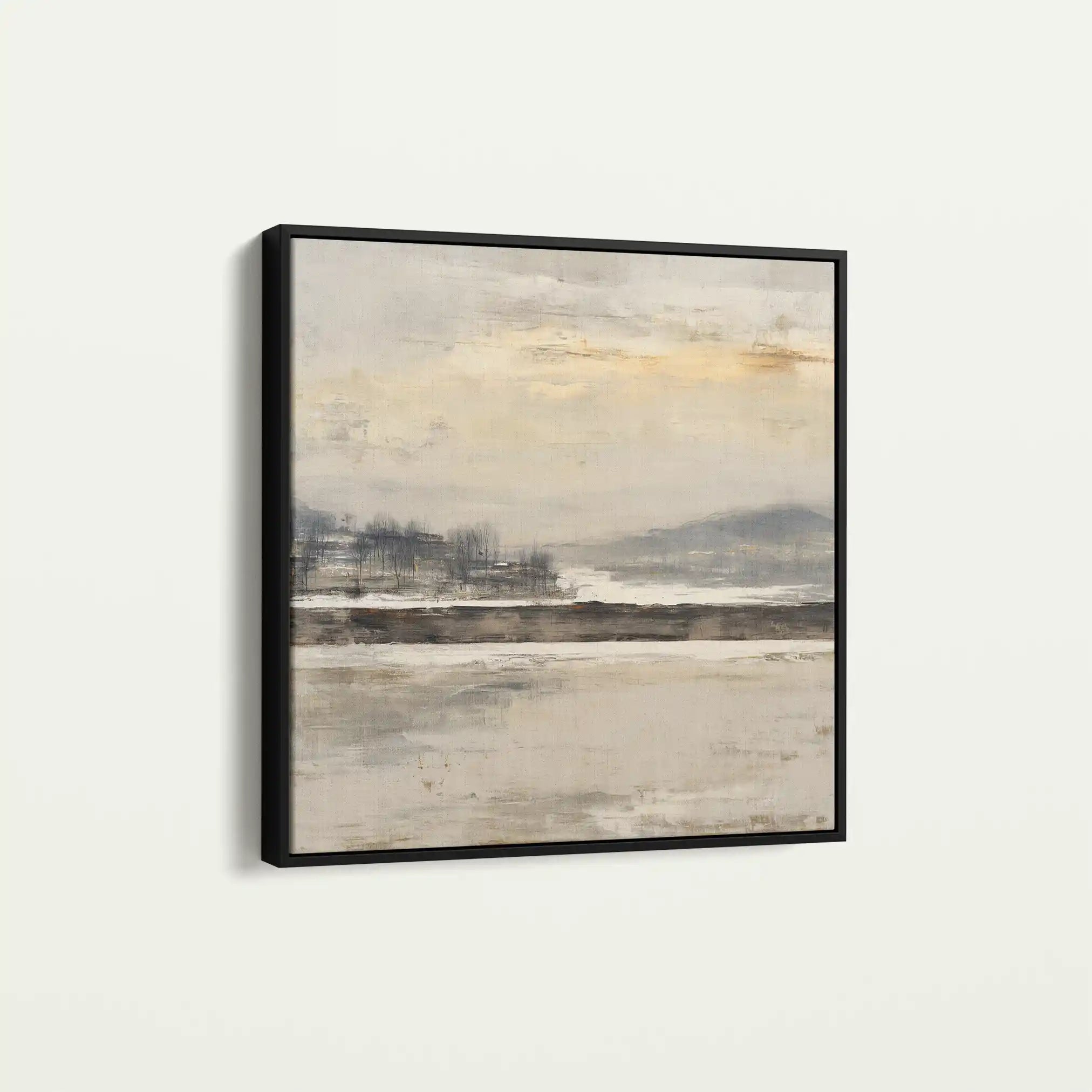 Abstract 922 Canvas Art 60 x 60 cm / Black