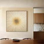 Abstract 923 Canvas Art 60 x 60 cm / Black