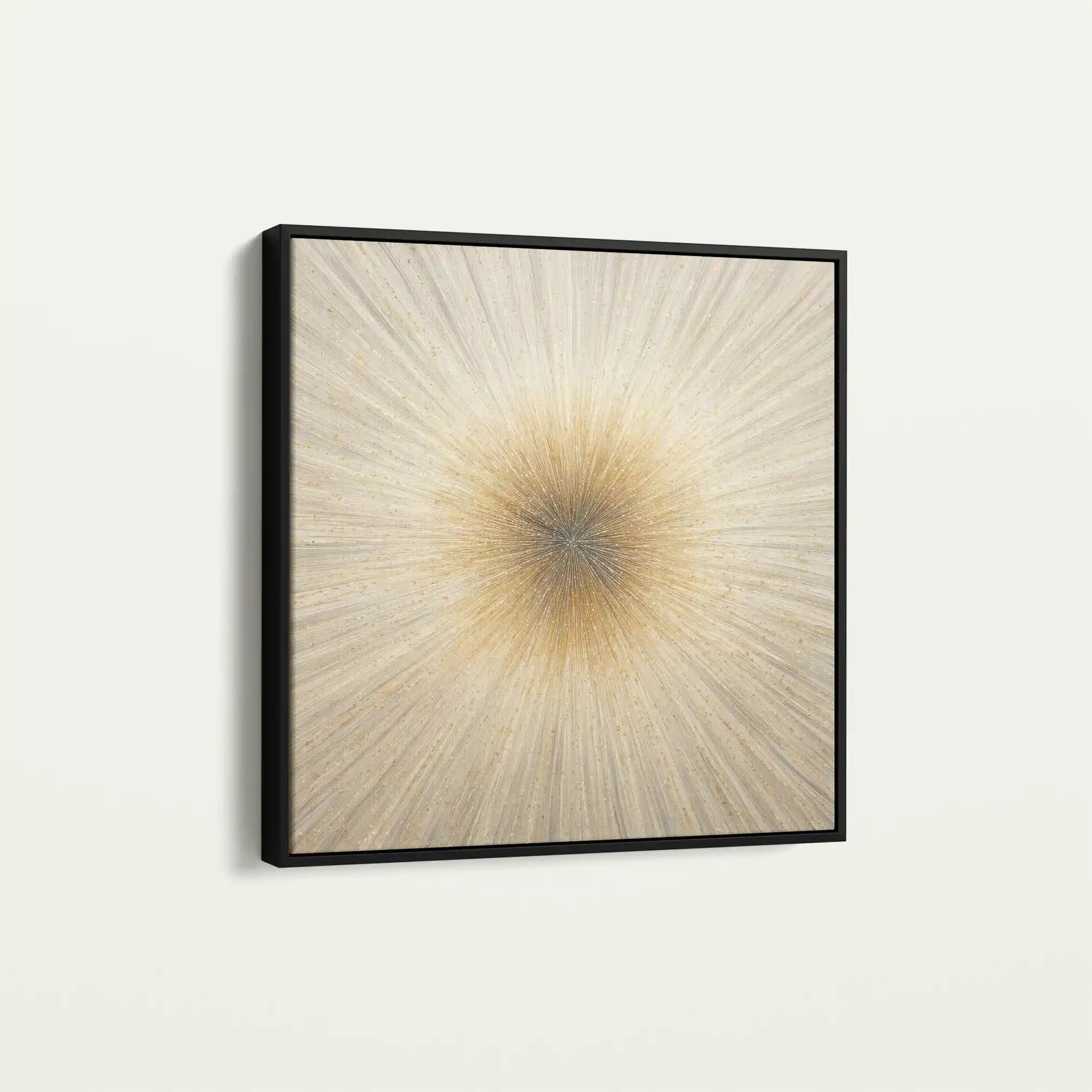 Abstract 923 Canvas Art 60 x 60 cm / Black