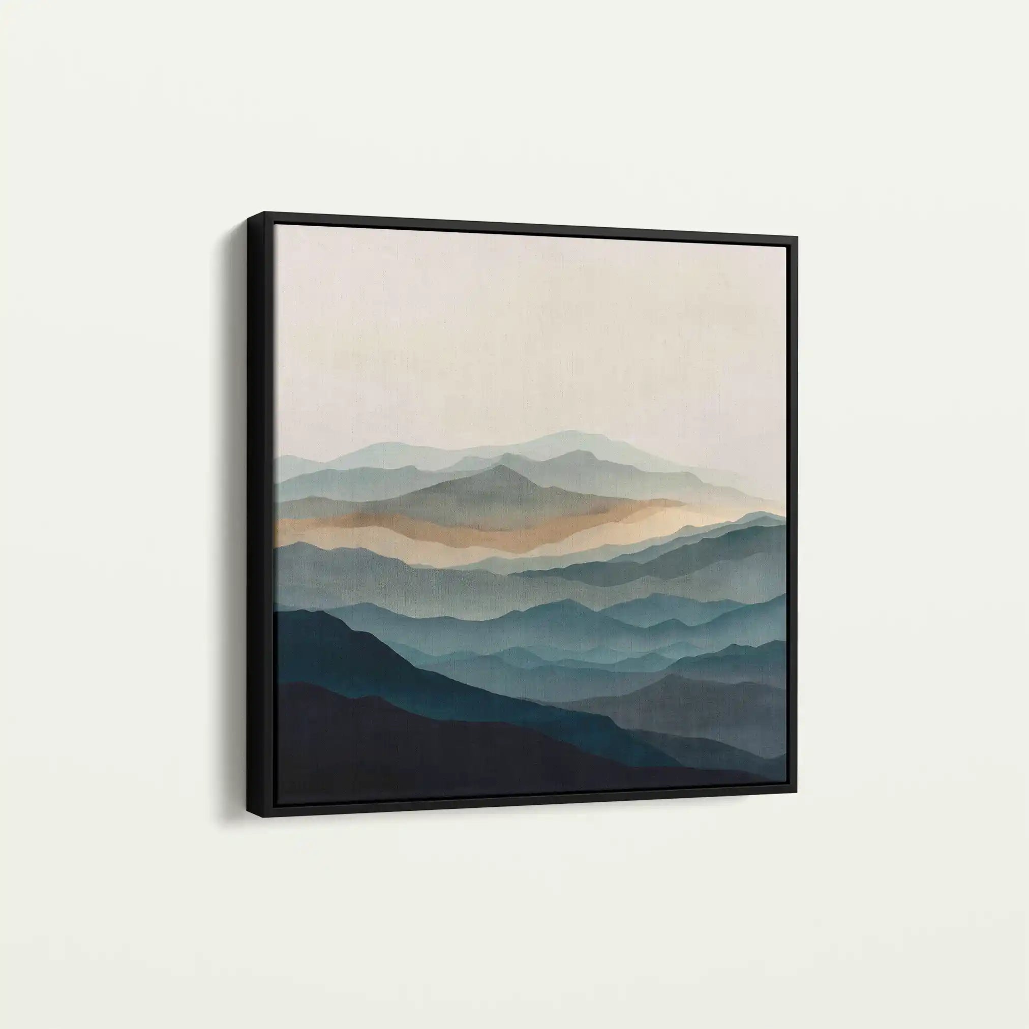 Abstract 925 Canvas Art 60 x 60 cm / Black