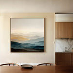 Abstract 926 Canvas Art 60 x 60 cm / Black