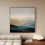 Abstract 926 Canvas Art 60 x 60 cm / Black