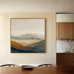 Abstract 927 Canvas Art 60 x 60 cm / Black