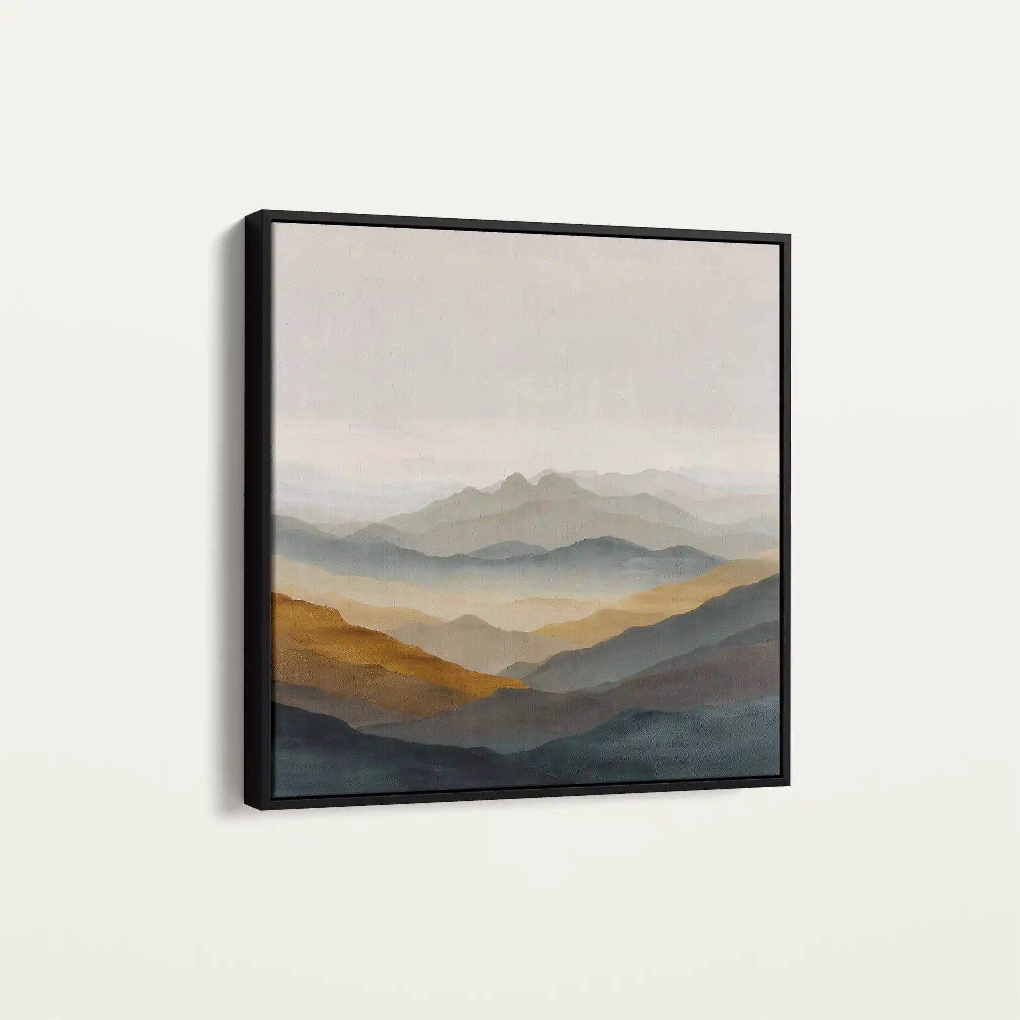 Abstract 927 Canvas Art 60 x 60 cm / Black