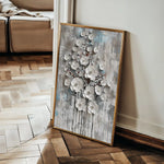 Floral 927 Canvas Art 60 x 40 cm / Black