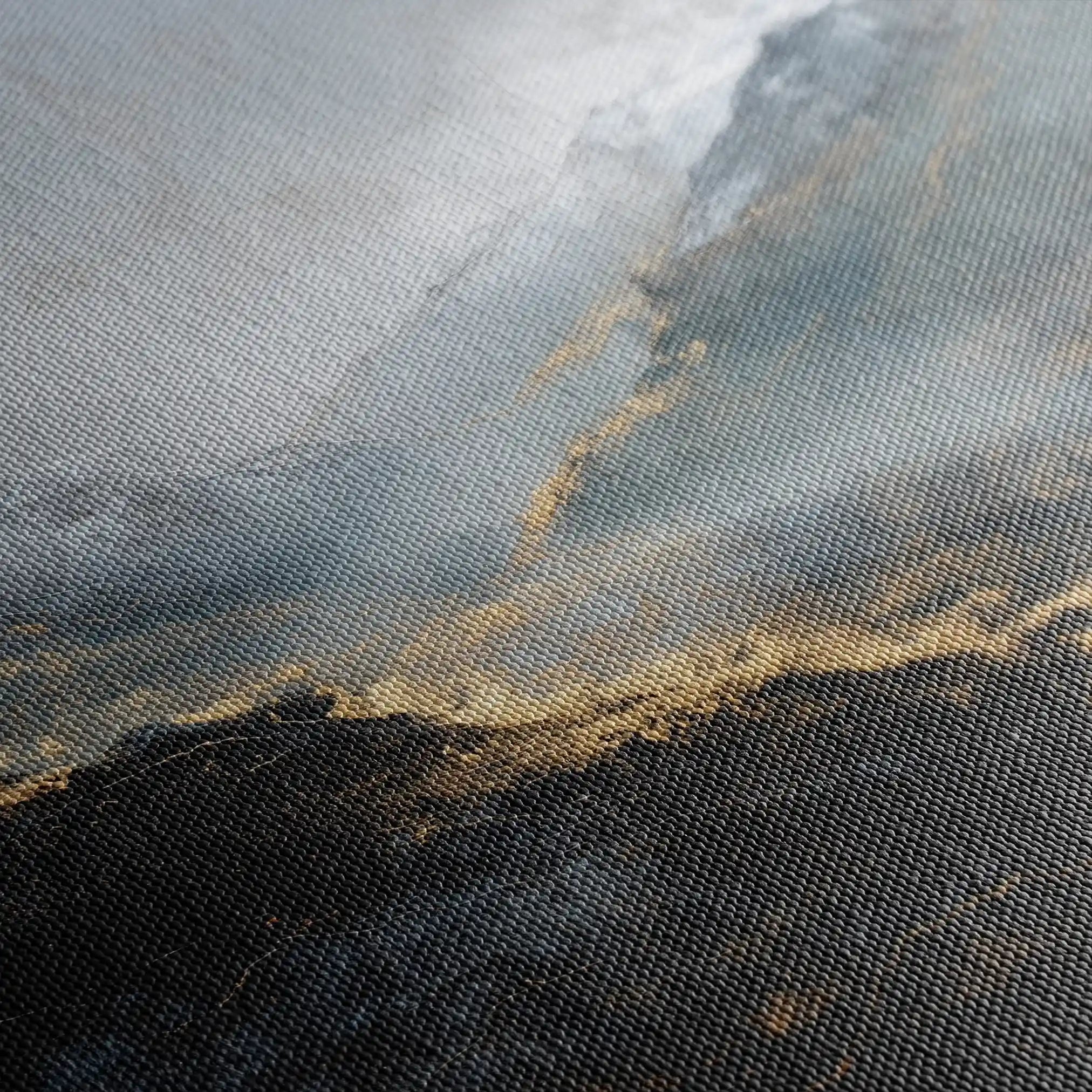 Abstract 928 Canvas Art 60 x 60 cm / Black