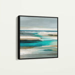 Abstract 930 Canvas Art 60 x 60 cm / Black