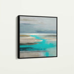 Abstract 931 Canvas Art 60 x 60 cm / Black