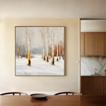 Abstract 933 Canvas Art 60 x 60 cm / Black