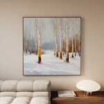 Abstract 933 Canvas Art 60 x 60 cm / Black