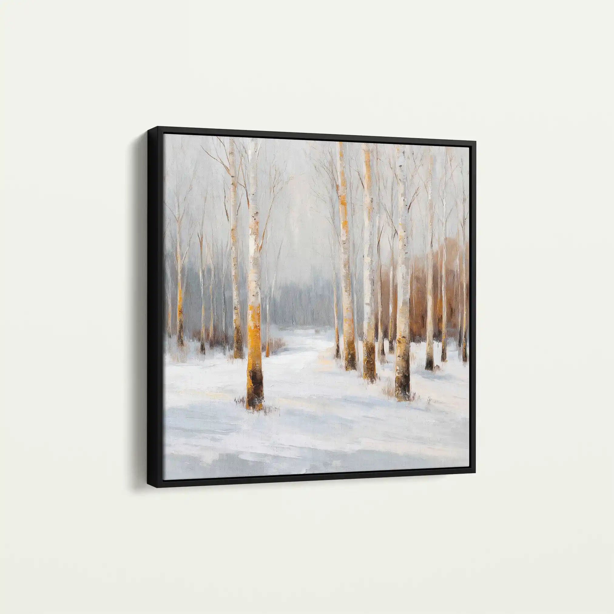 Abstract 933 Canvas Art 60 x 60 cm / Black